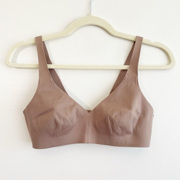 Lululemon Like Nothing Bra nude tan cream wireless t shirt soft bralette lounge - Picture 3 of 12